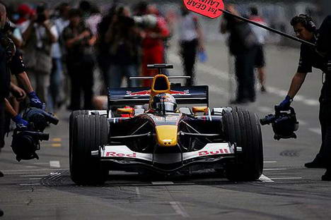 Christian Klien fik RedBull raceren ind på en 11. plads i dagens kval - foran David Coulthard.